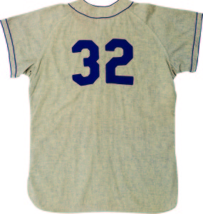 Sandy Koufax’s 1955 rookie year jersey was the third highest priced lot in the sale, bringing $667,189. Koufax made 12 appearances for the Brooklyn Dodgers that year with a 2-2 record. The team would go on to win the World Series that year.