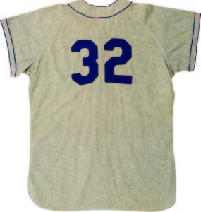 Sandy Koufax’s 1955 rookie year jersey was the third highest priced lot in the sale, bringing $667,189. Koufax made 12 appearances for the Brooklyn Dodgers that year with a 2-2 record. The team would go on to win the World Series that year.