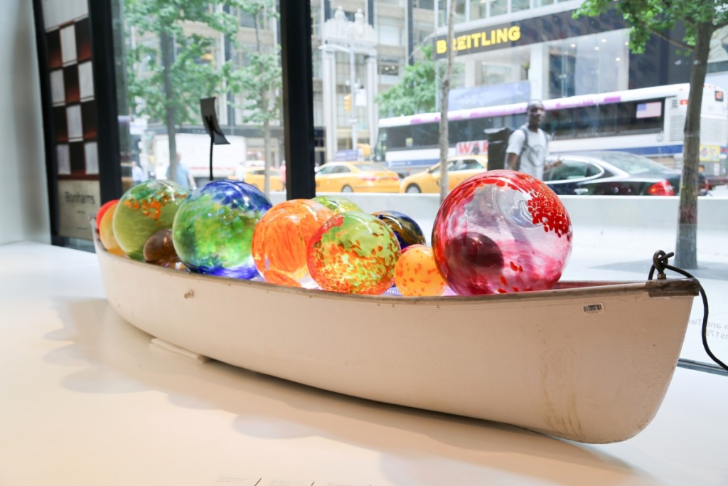 The “Float Boat” installation work from Dale Chihuly was originally created for a Palm Springs, Calif., exhibition in 1999. At $92,500, the piece was the second highest grossing in the sale. And while that is not cheap, you are not going to find another like it.