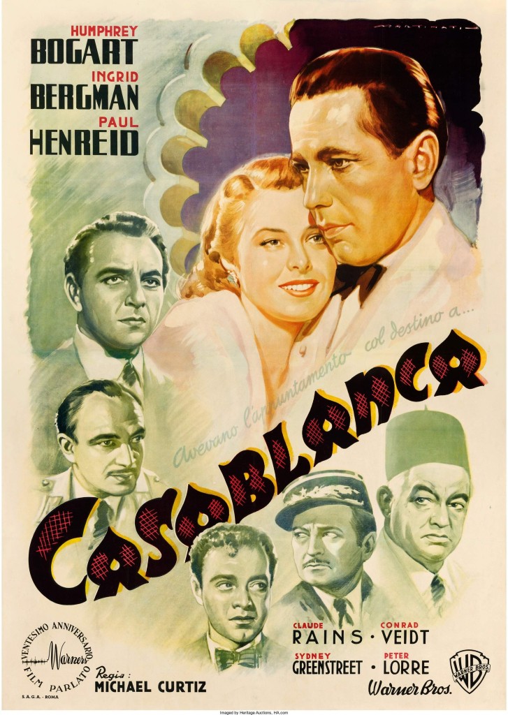 Casablanca (Warner Brothers 1946)  First Post-War Release Italian 4 - F