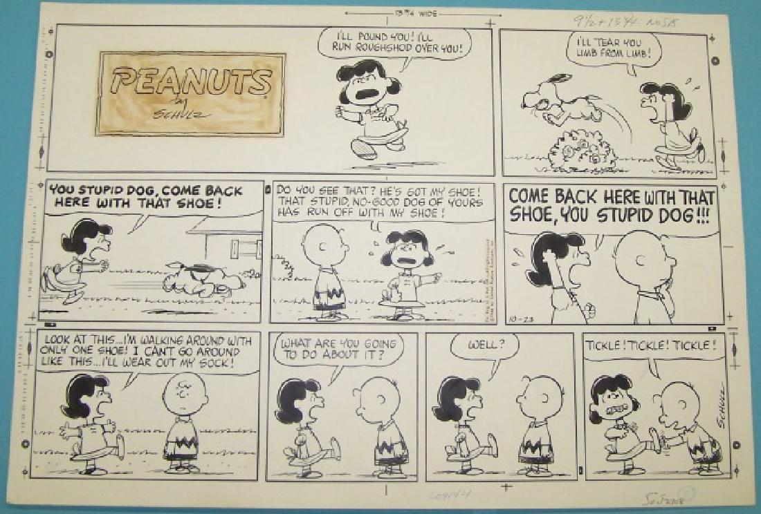Peanuts strips archive
