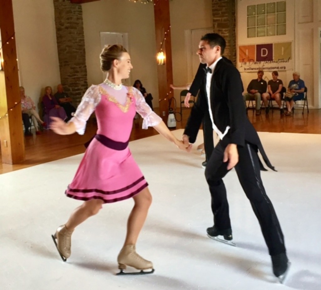 Members of Ice Dance International performed in the Farmers’ Museum’s Louis C. Jones Center before the symposium.