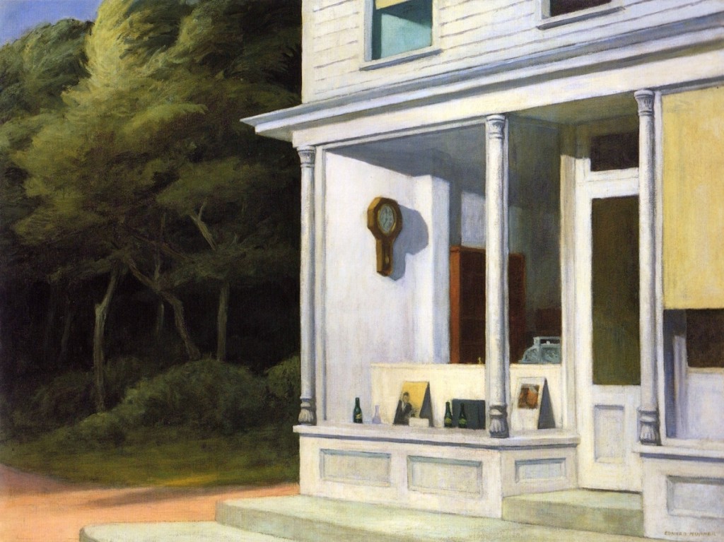 “Seven A.M.” by Edward Hopper, 1948. Whitney Museum of American Art.