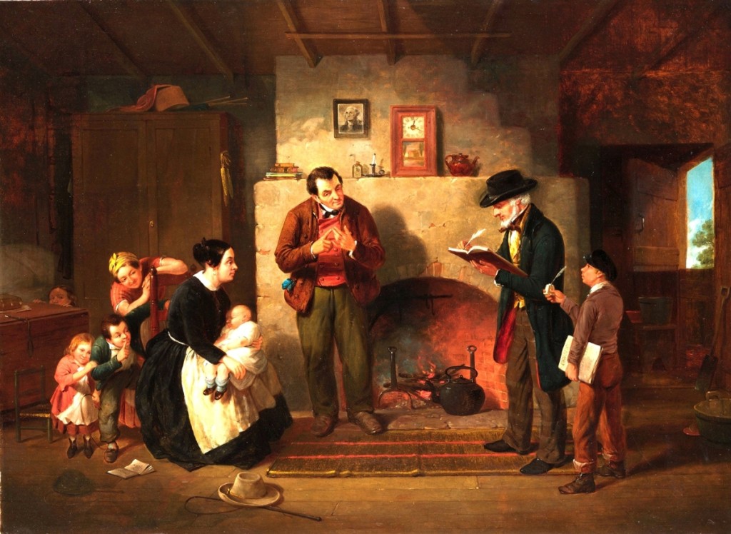 “Taking the Census” by Francis W. Edmonds, 1854. Metropolitan Museum of Art.