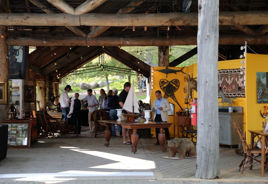 Some of the exhibitors were lucky enough to set up under the beautiful outbuildings at the museum.