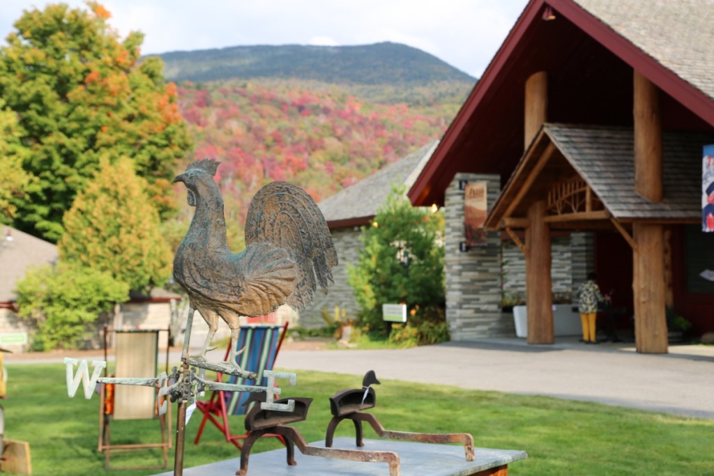 Antiques filled the yard at the show while the colored hills rose steadily in the background behind the museum, making a perfect backdrop for a beautiful show.