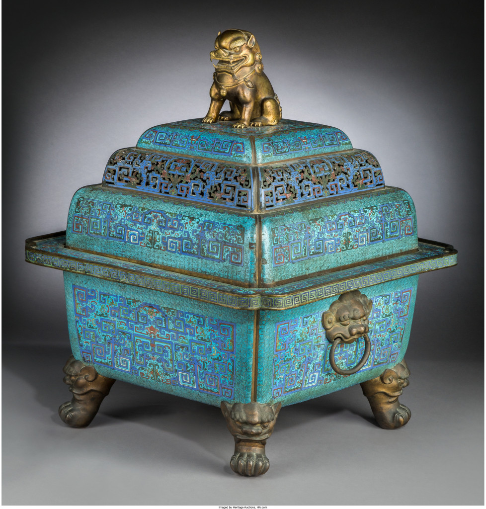 Qing cloisonne