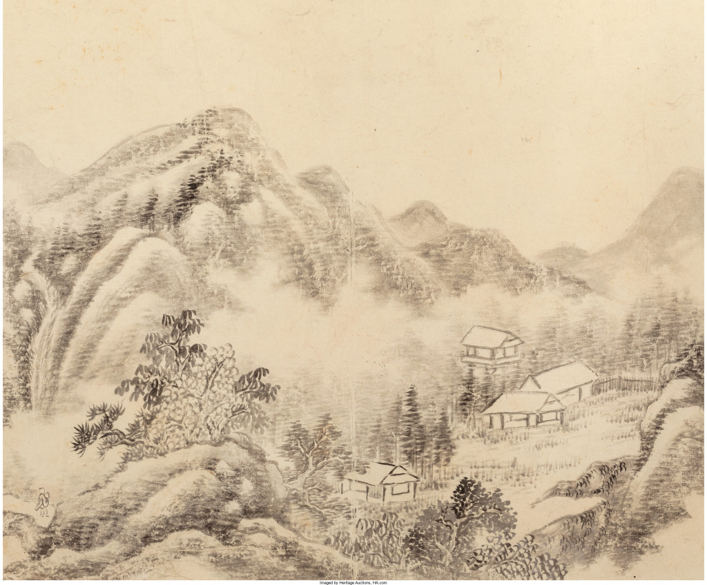 Zhang Zongcang (Chinese, 1686-1756), “Album of Ten Landscape Paintings,” Qing Dynasty, Eighteenth Century, 9 ½ by 11 ¾ inches ($50/70,000).