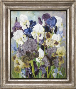 “May Flowering Irises No. 2” by Sir Cedric Morris (1889–1982), 1935. Image courtesy Philip Mould & Co.