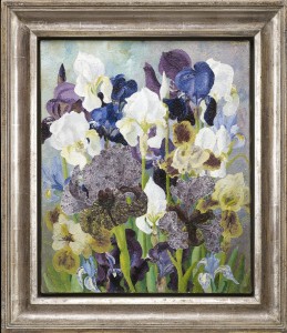 “May Flowering Irises No. 2” by Sir Cedric Morris (1889–1982), 1935. Image courtesy Philip Mould & Co.