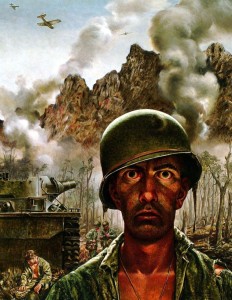 In its second season, ArtCurious is delving into topics ranging from combat art, war propaganda, the fabled Monuments Men, postwar repatriation and one of the most infamous “failed artists” of all time: Adolf Hitler. Tom Lea, “The 2,000-Yard Stare,” 1944, oil on canvas. Image courtesy the Tom Lea Institute, El Paso, Texas.