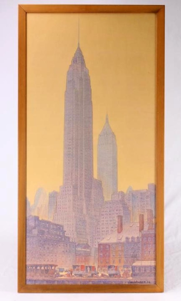 AB Worth Art Deco Drawing