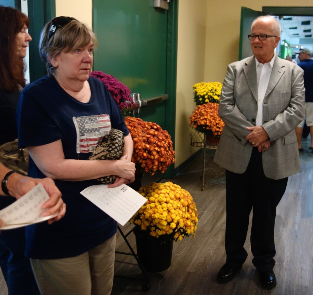 Show manager Melvin “Butch” Arion is always at the door welcoming the visitors as the show opens.