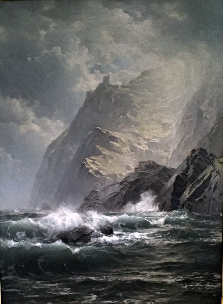 Top lot of the sale was this huge oil on canvas by William Trost Richards, measuring 48 by 36 inches, which was a striking depiction of Donegal, the West Coast of Ireland, and achieved $132,000.