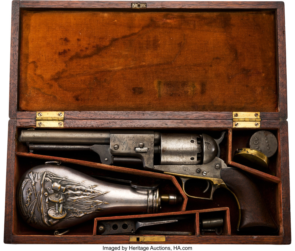 Historic Cased and Inscribed Colt Whitneyville-Hartford Transition Walke...