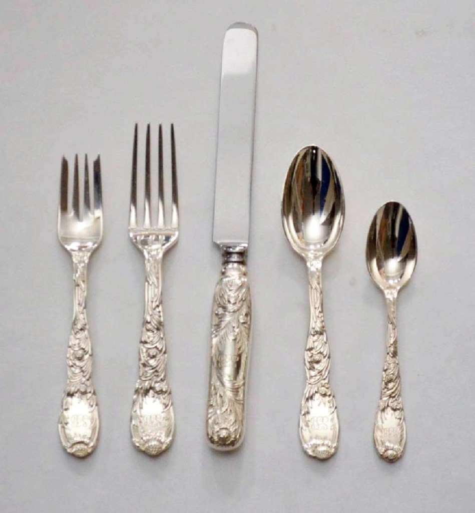 AB applebrook Tiffany silver flatware