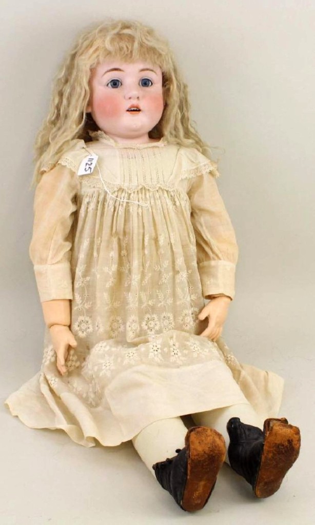 Bisque head doll