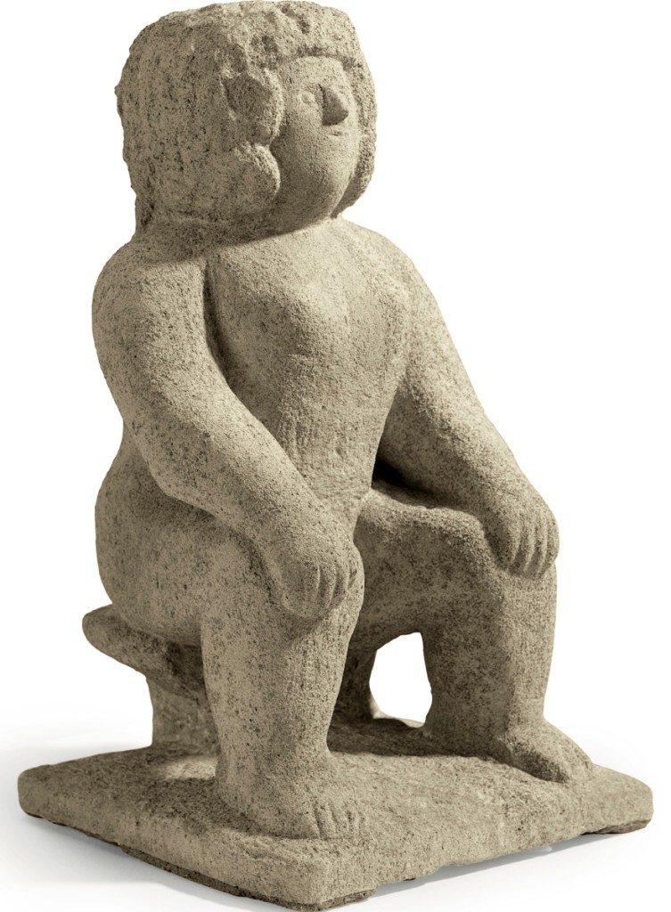 “Nurse Wootton,” by William Edmondson (1874–1951), limestone ($50/150,000). —Christie’s