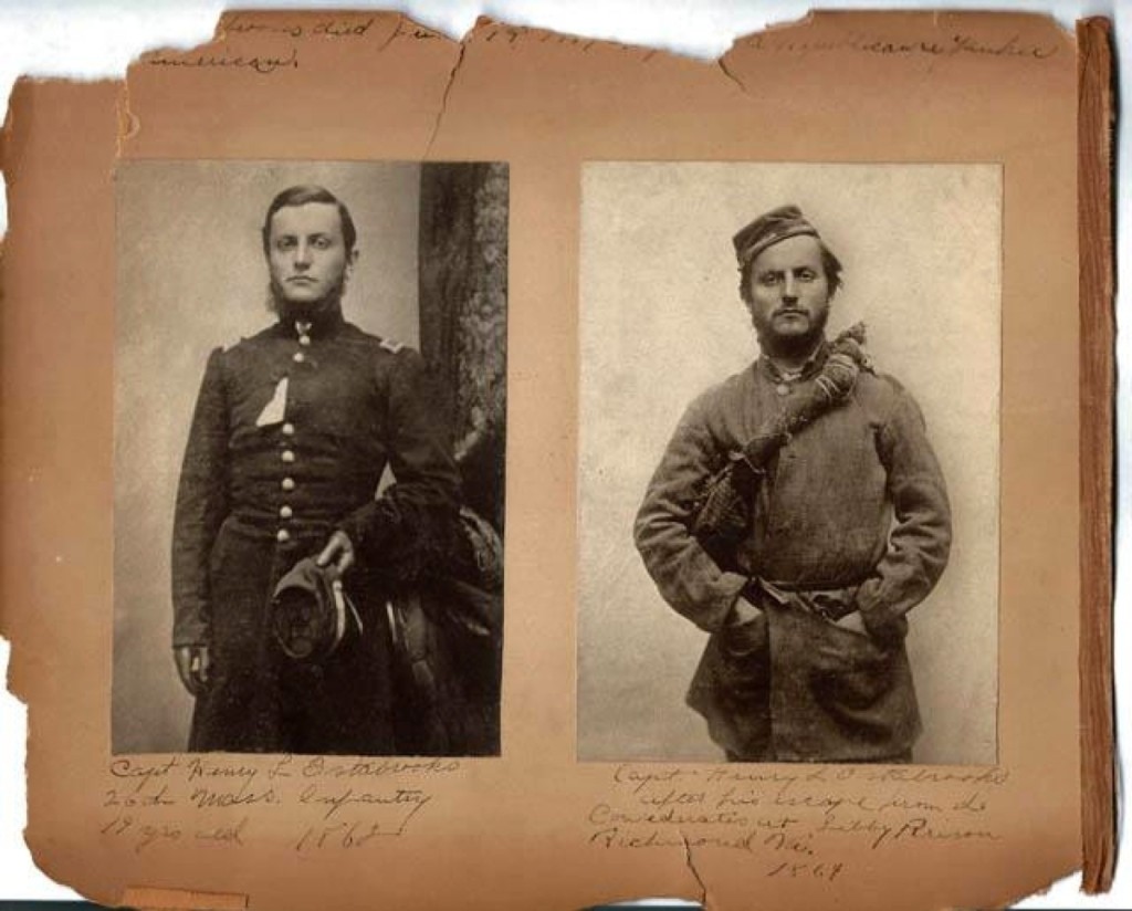 These photographs accompanied the Estabrooks manuscript and show him in uniform and in the clothes provided to him by the slaves who assisted him.