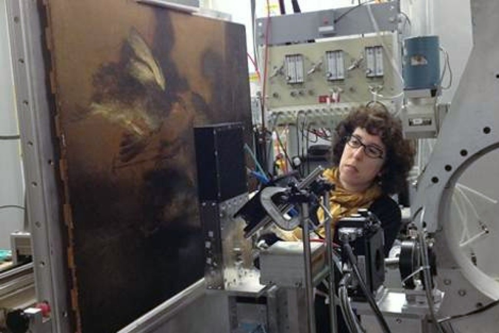 Jennifer Mass at Cornell’s synchrotron.