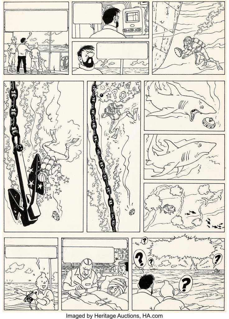 Tintin_drawings_Heritage_Auctions