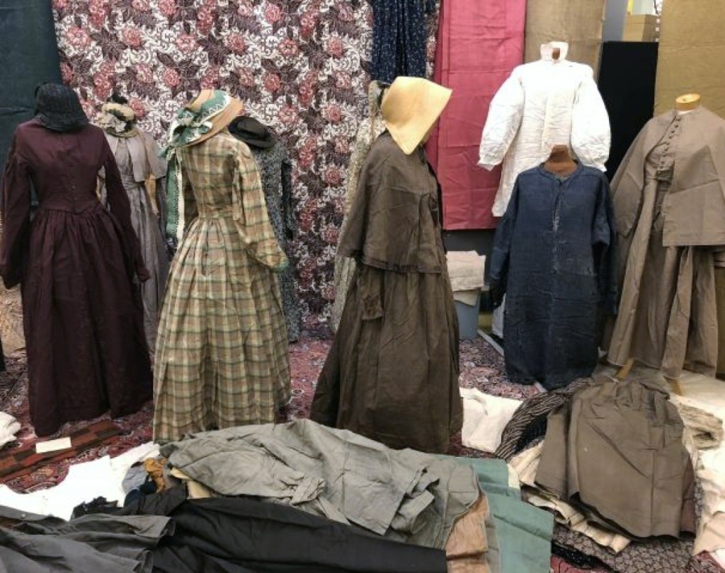 Generations of clothing had been carefully packed away for years. These dresses sold individually, most in the $300 to $500 price range.