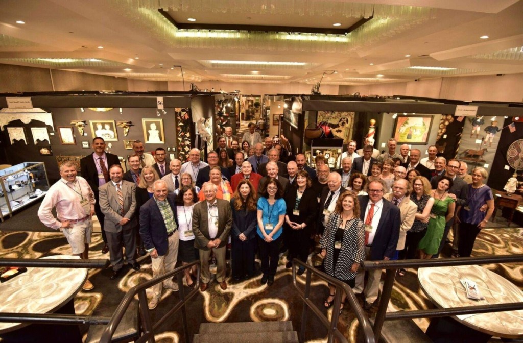 The dealers gather for their annual class photo. John Gauvin, Studio One photo