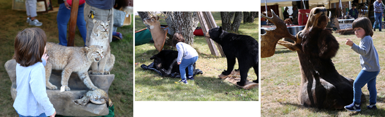 "It's okay to touch these, but not so much if they're alive," I told him. It was just like going to the zoo for Reed Smith, who saw a number of animals he had never seen before.