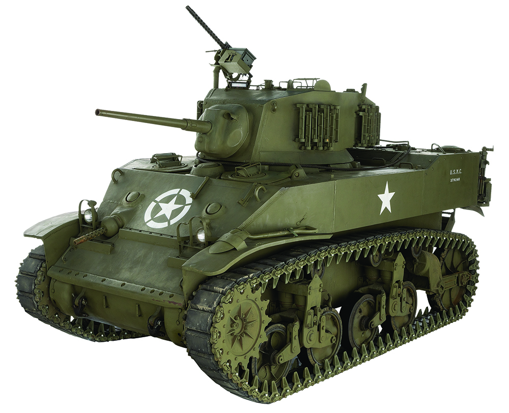 A World War II US M5A1 Stuart Light Tank, which realized $287,500.
