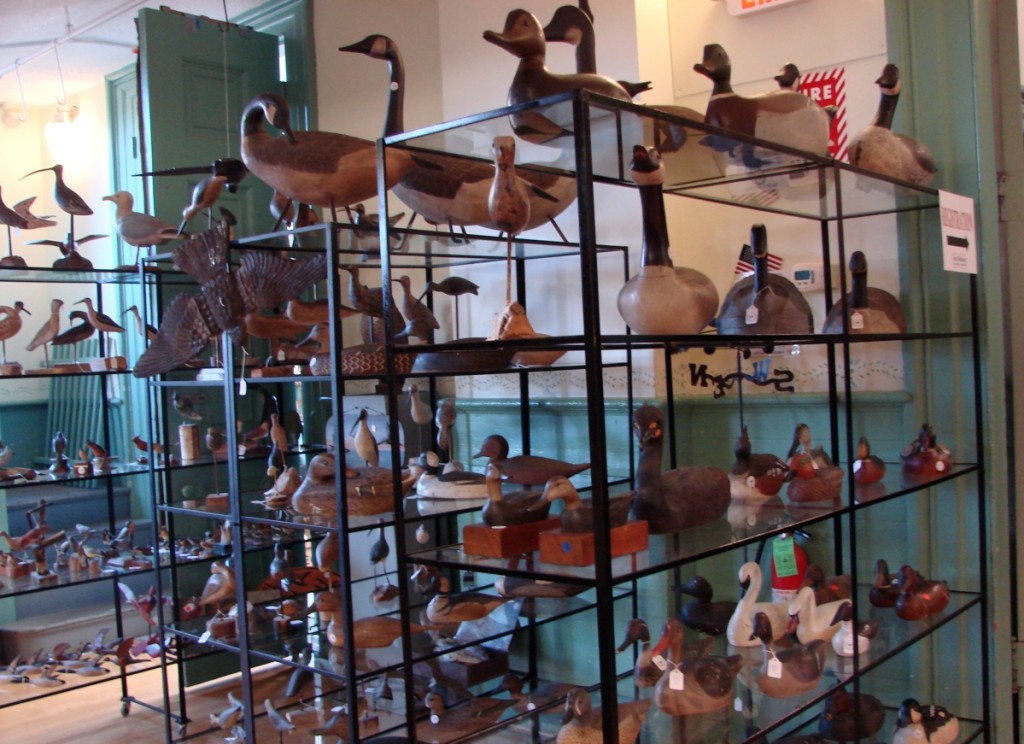 There were multiple lots of almost everything, as this picture of the decoys shows.