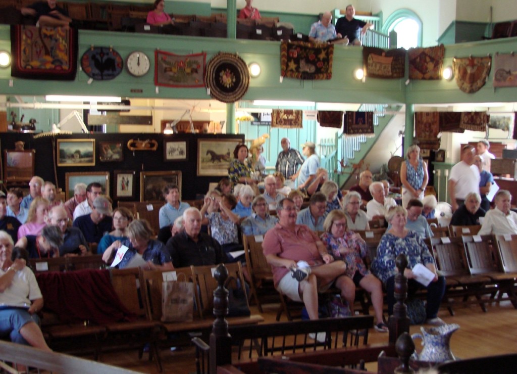 Most of the seats were taken and there was additional seating on the balcony surrounding the floor.