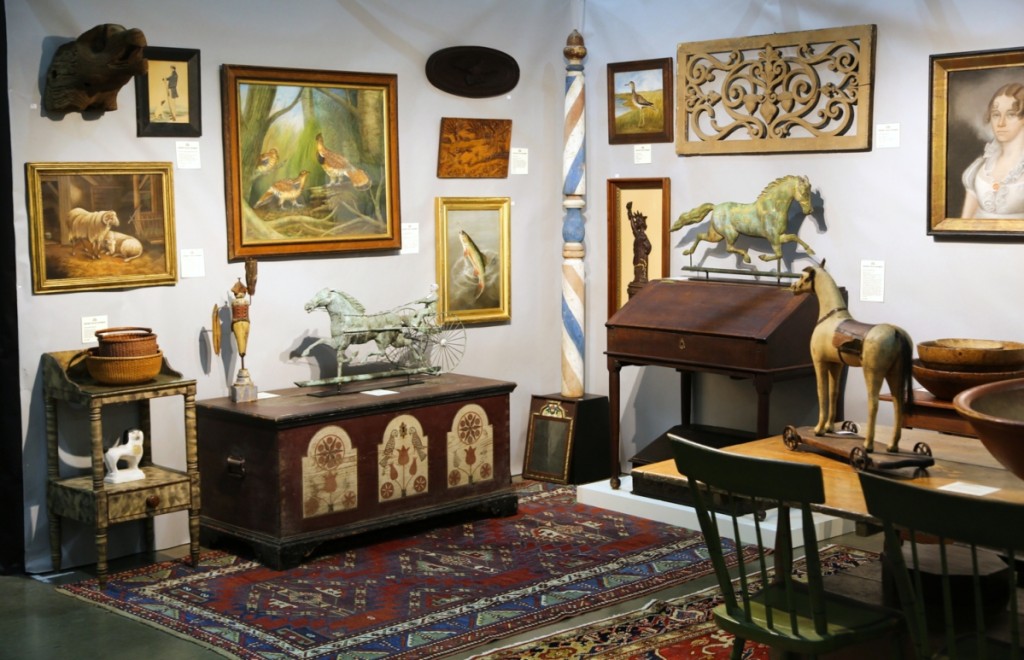 The slant-lid desk against the right wall was commissioned for Peter Aaron Van Dorn (1773–1837) by his father Aaron Van Dorn (1744–1830) circa 1790. In the Queen Anne style, the desk was used by Van Dorn when he attended the College of New Jersey, which would later become Princeton University, where he studied law and theology. He would go on to become a judge in Mississippi and is credited for playing a prominent role in the establishment of the public school system in the state. Jeffrey Tillou Antiques, Litchfield, Conn.