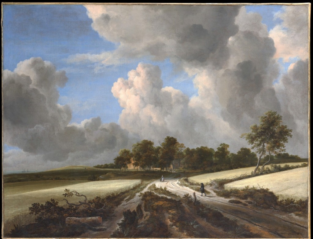 “Wheat Fields” by Jacob van Ruisdael (1628/29–1682), circa 1670. Oil on canvas, 39-  by 51¼ inches. The Metropolitan Museum of Art, New York City, Bequest of Benjamin Altman, 1913 (14.40.623).