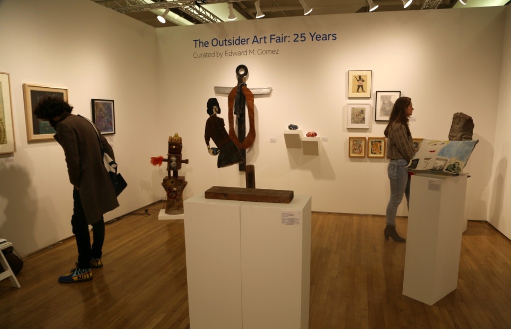 Opening night, 2017 Outsider Art Fair.   —Antiques and The Arts Weekly photo