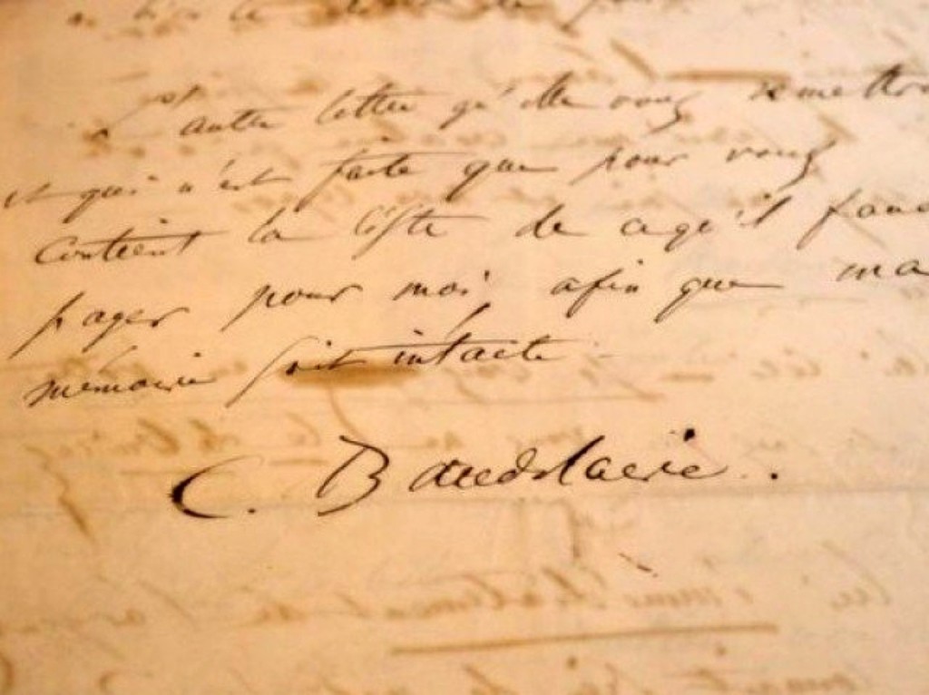 AB Osenat Baudelaire suicide note