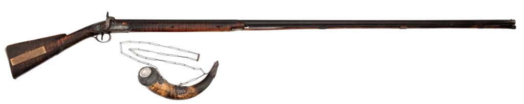 The favorite hunting rifle of John James Audubon (1785–1851), his Long Tom, was the top selling lot of the day fetching $192,000.