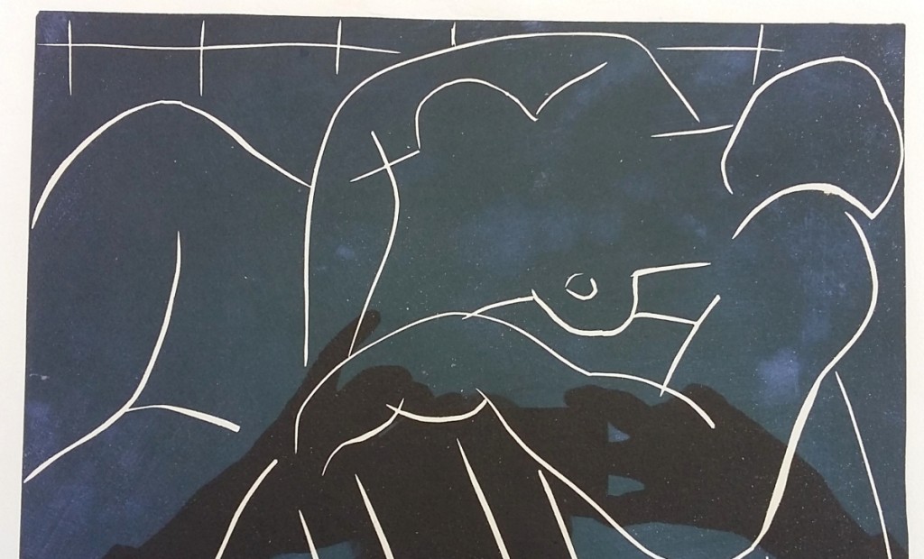 Submitted to Mearto.com, this Henri Matisse linocut titled “La Sieste,” 1938, was valued at $10,000.