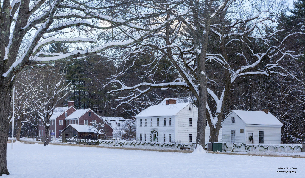 Old Sturbridge in winter. John Collins photography.