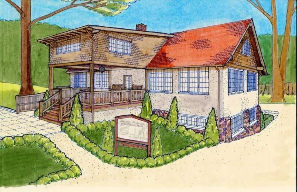 Drawings of the new Education Center by Pete Mars.