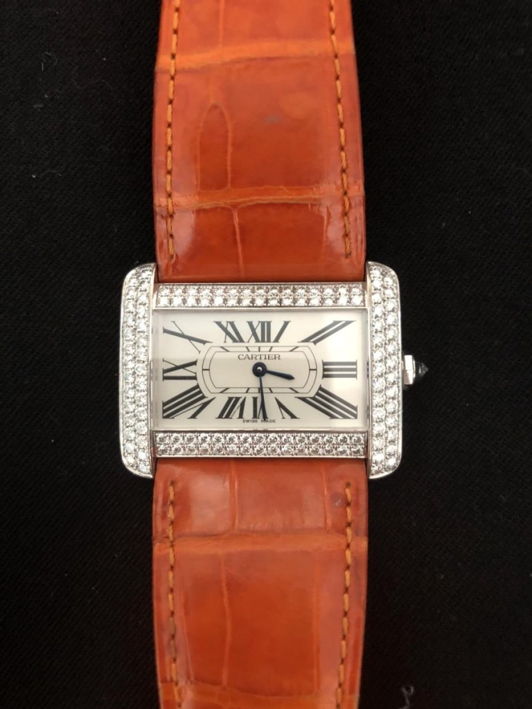 Submitted for appraisal to ValueMyStuff was this Cartier women’s wristwatch. It was appraised at $10,000.