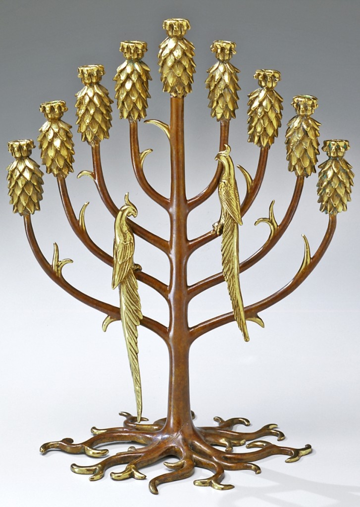 Tree of Life by Erté (Romain De Tirtoff), 1987, Farmingdale, N.Y., polished bronze, the Jewish Museum, bequest of Dr Louise Jacobson, 2004-28.