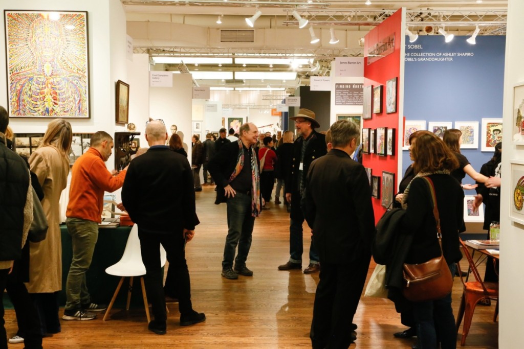 Attendees filled the aisles not long after the opening.