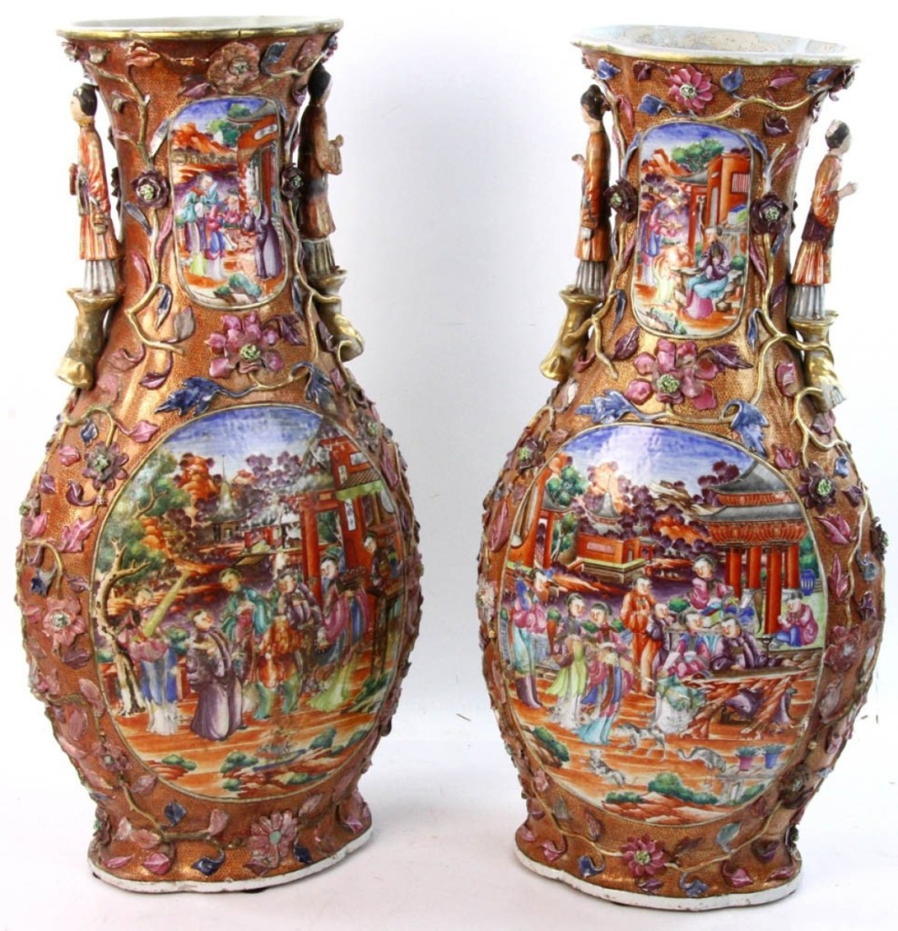 AB Kaminski Chinese vases