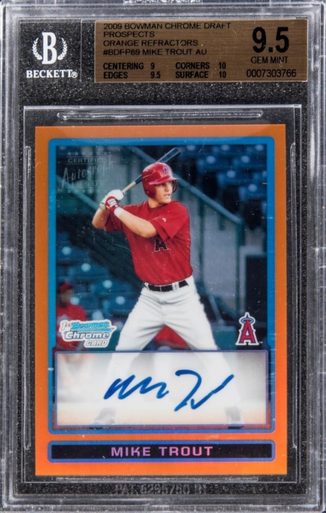 AB Goldin Mike Trout Card