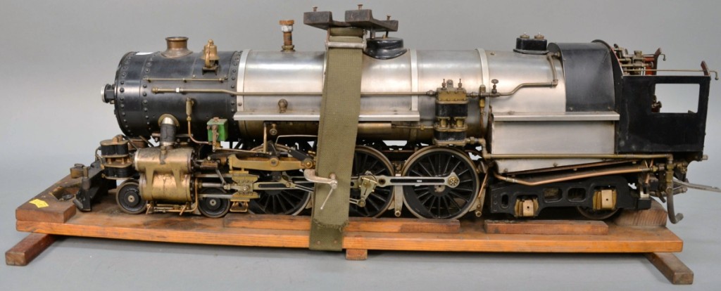 AB Nadeau's model steam engine