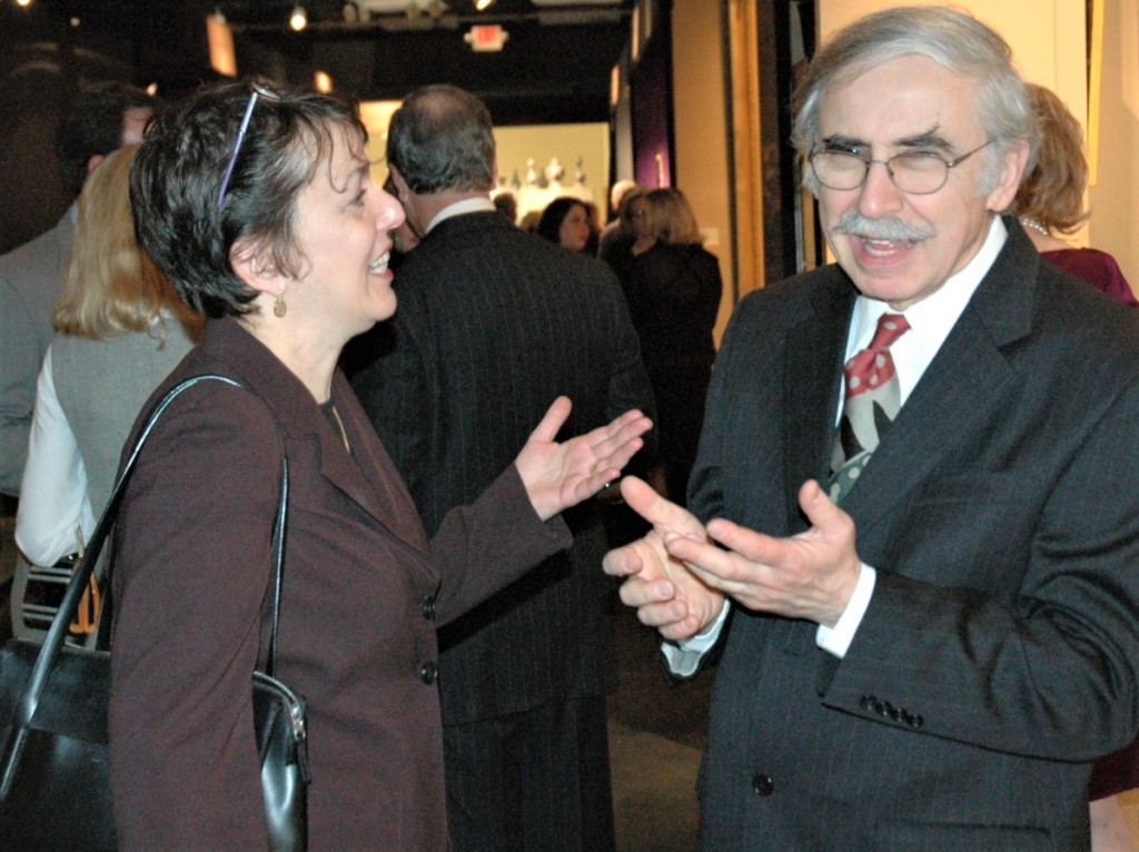 Amy Finkel and Elliott Snyder both exhibited at the ADA’s first antiques show in 1985 and have been active in the group from its start.