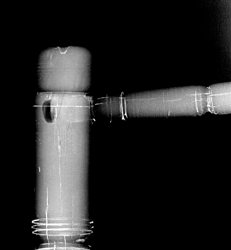 Figure 6: Radiograph image of Gore Chair, right pommel.