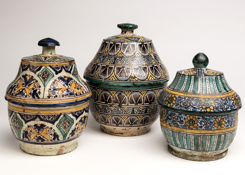 Jobbanas (soup tureens), Morocco, Nineteenth Century. Ceramic.