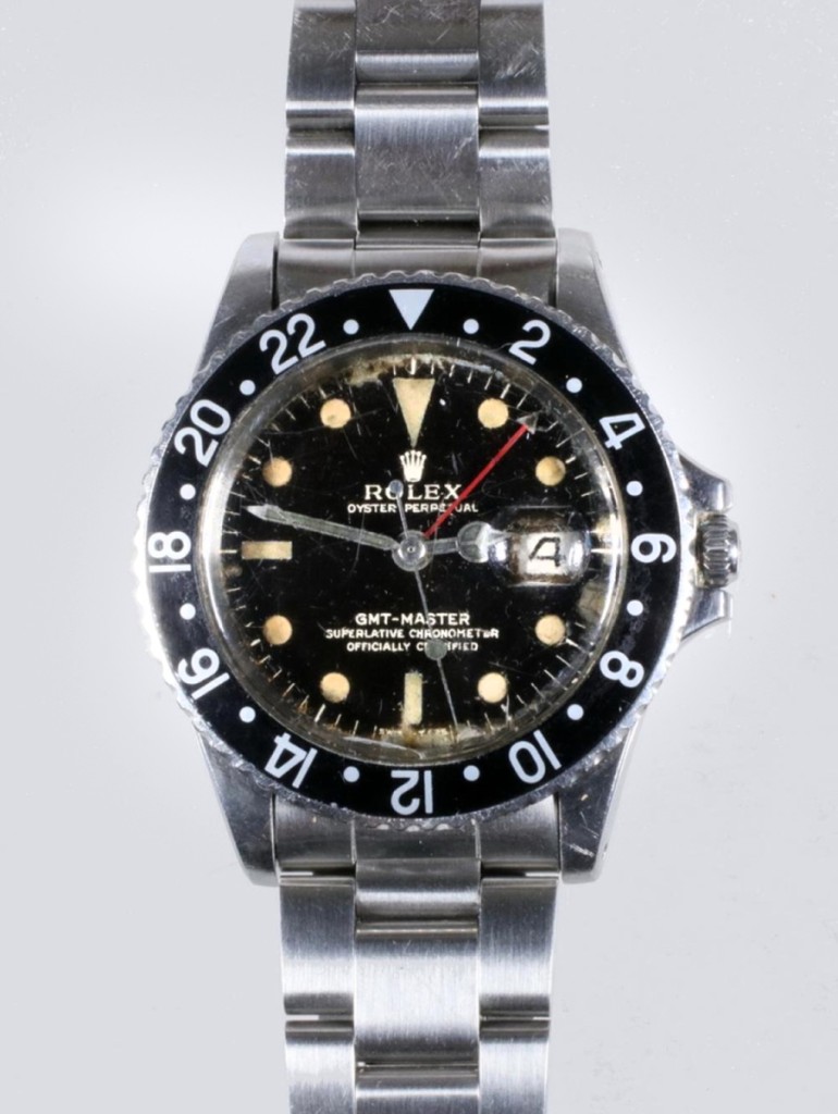 The first day of the sale was devoted to jewelry and watches, and interest in watches was strong. This Oyster perpetual Rolex in a stainless steel case, circa 1964, brought $14,040. It had belonged to Michael Katzev, who directed the underwater excavation of the Fourth Century Greek merchantman known as the Kyrenia Ship from 1967–72.