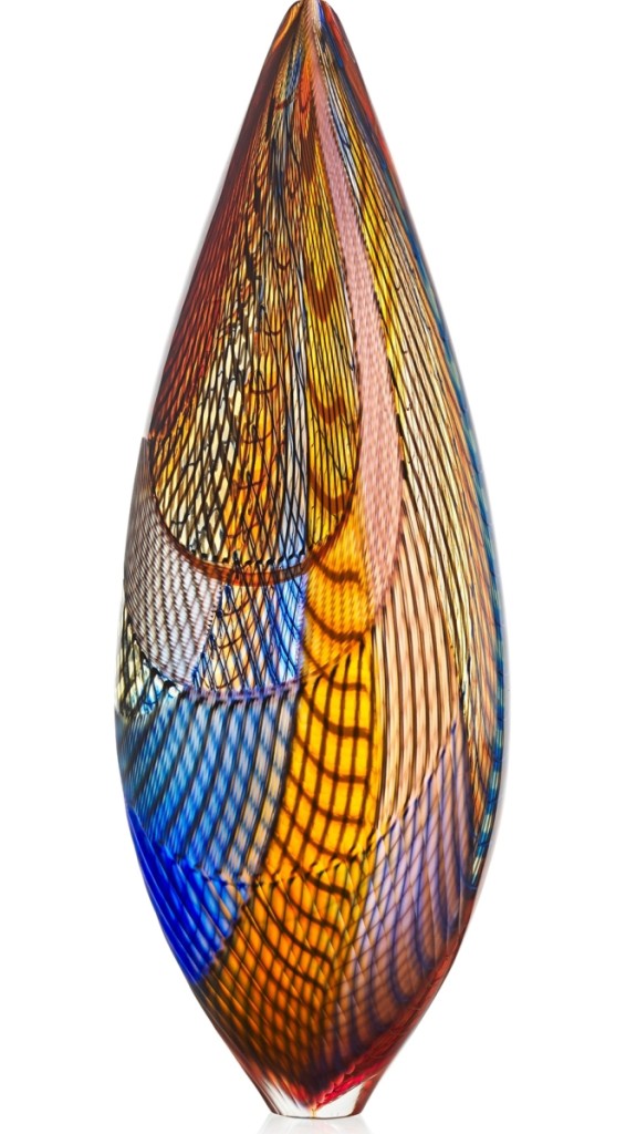 The second highest result in the glass section came in this Lino Tagliapietra Makah vessel, circa 2006, that brought $38,750.